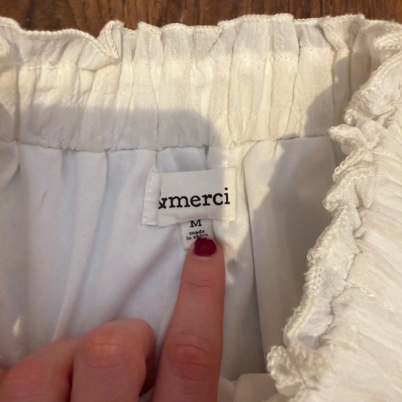 Chic White Ruffle Mini Skirt - Picture 3 of 6